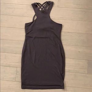 Kardashian Kollection pebble metallic dress
